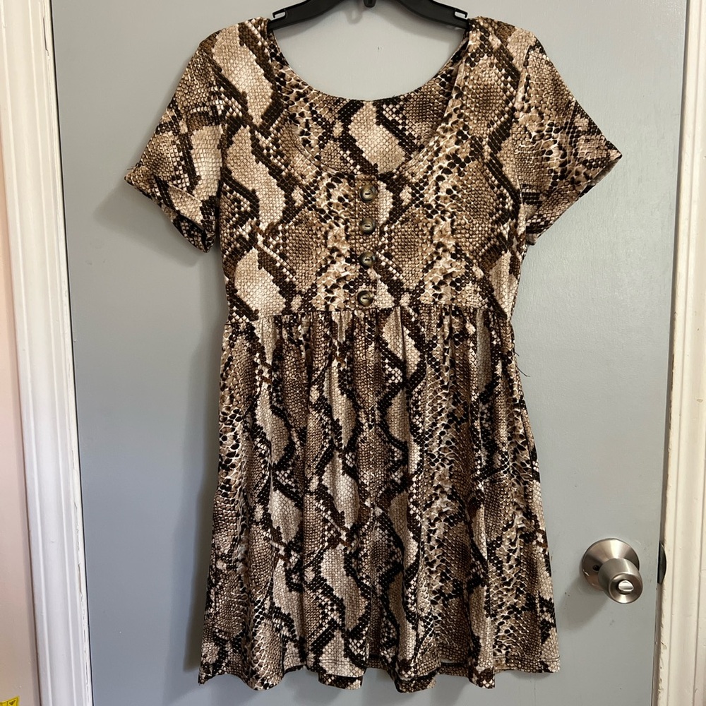 Snake Skin Dress